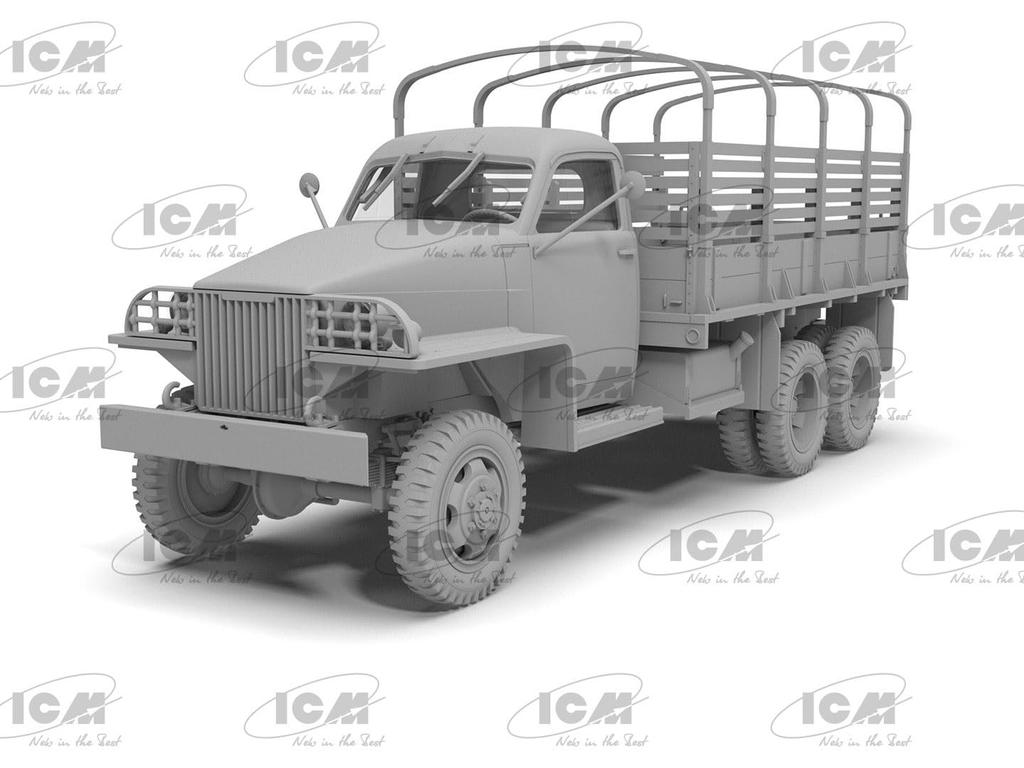 ICM American Studebaker Military Truck Plastic Model 35490 1/35 US6-U3