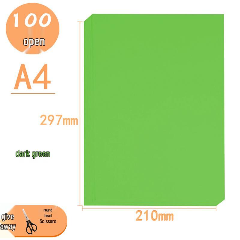 A4 Colored Handmade Origami Paper, 80gsm for Kindergarten & Primary Students