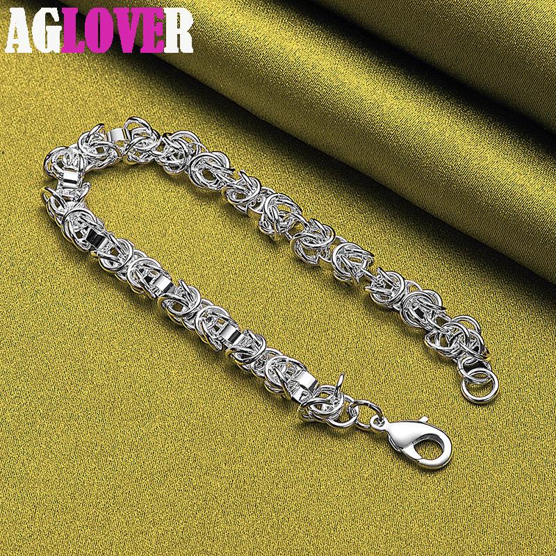 925 Sterling Silver Brand Design Charm Bratara Bijuterii