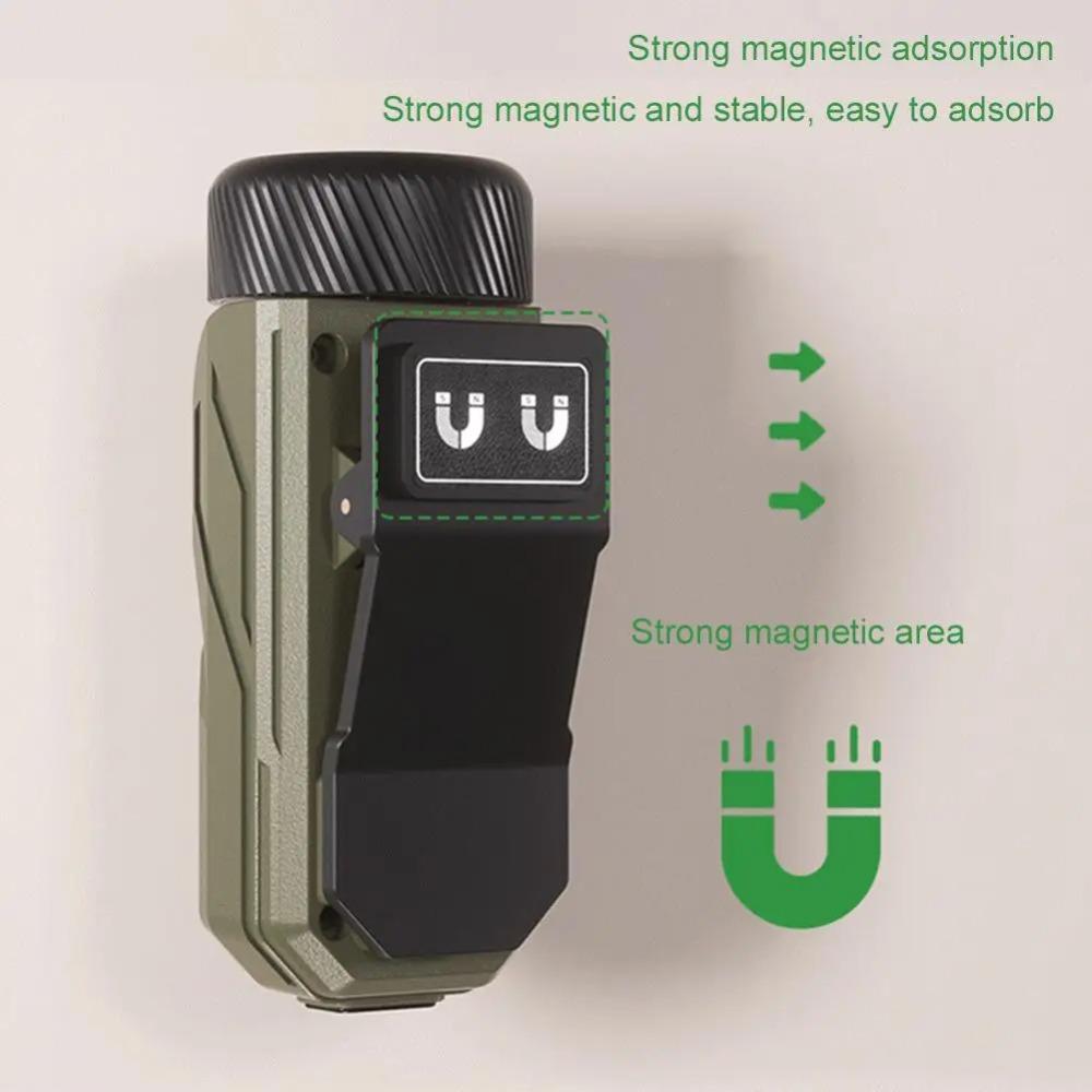 EDC Clip Flashlight Magnetic 90° Adjustable Lamp Head Gesture Sensing Work Light With UV Light Rechargeable Mini Pocket Lamp