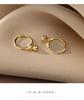 925 Silver Ball hoop Earrings Simple Temperament Exquisite Semale Sexy Jewelry Gift