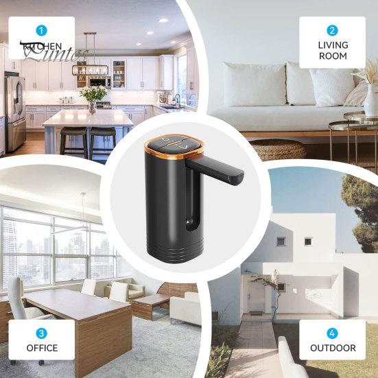 Water Bottle Pump Low Noise Rechargeable Compact Size Electric Automatic Drinking Mini Water Jug Dispenser Office Supplies