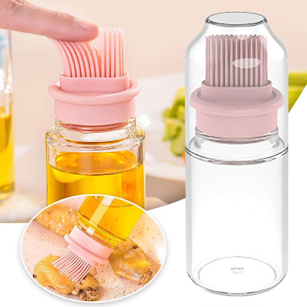 Brush Oil Bottle Silicone Oil Bottle Household Cover And Brush Integrated