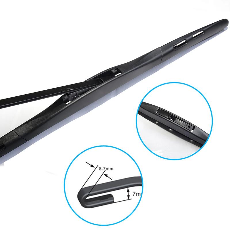 Car Front Windshield Wiper Blades for Lexus UX 2018     Model Frameless Durable Rubber Snow Scraping Accessories