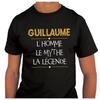 Men's T-shirt - Guillaume - Round Neck - 100% Cotton - Short Sleeves