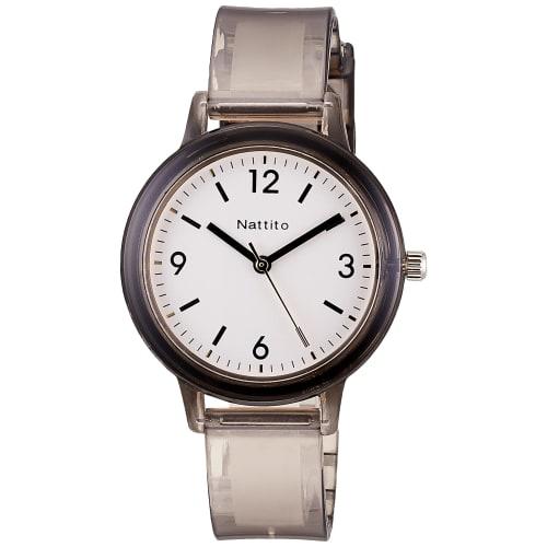 Fieldwork Analog Watch with Frappe PVC Strap, Women's, Black, YM048-5