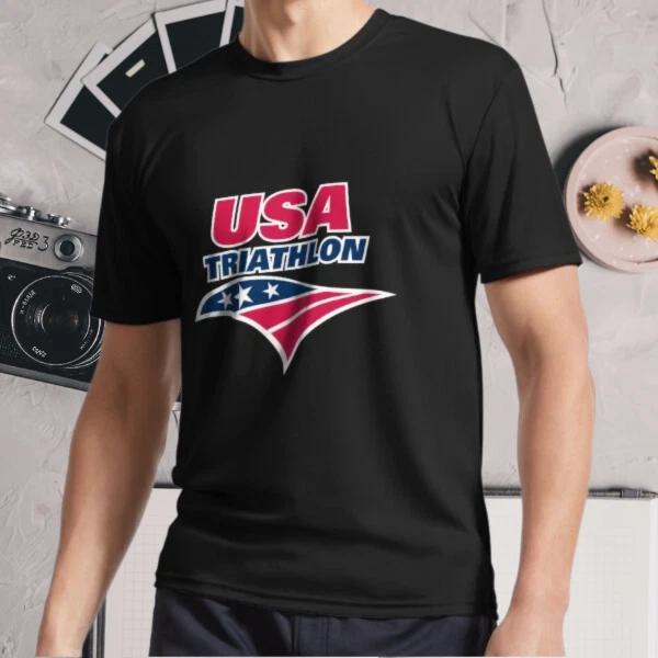 

Новая футболка USA Triathlon с активным логотипом, смешная, размеры S - 5XL S