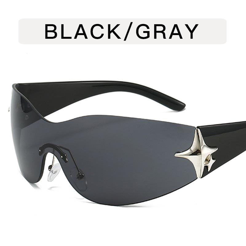 

Fashion Stylish Sunglasses Women Punk Y2K Windproof UV Protection Women s Sun Glasses European American Men s Glasses