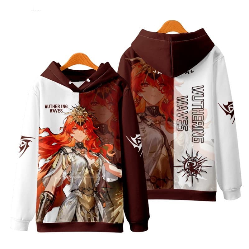 Herren Kapuzenpullover mit trendigen Prints, geeignet für den täglichen Gebrauch im Frühling und Herbst.