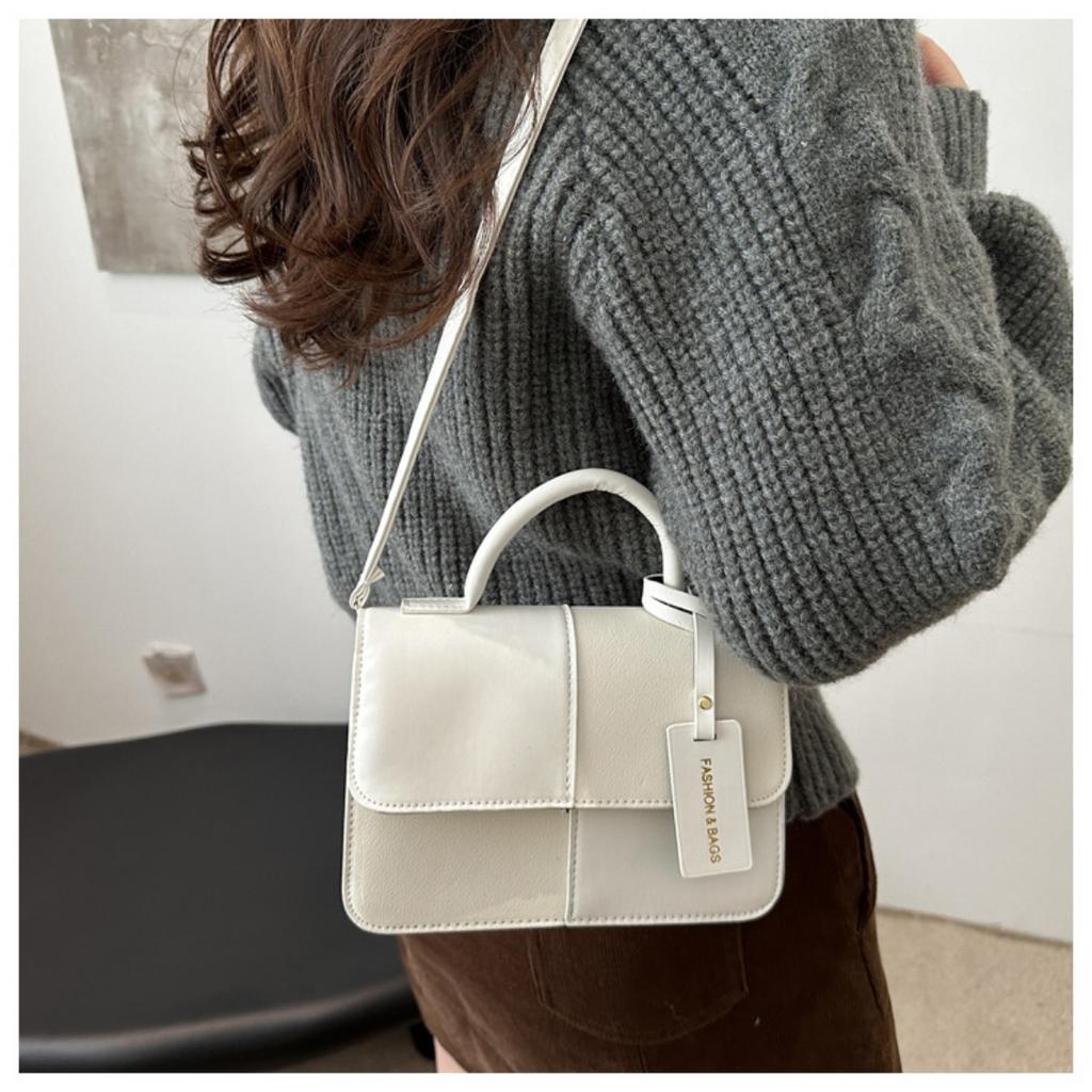 Small Handbag with Niche Design for Women, Winter New Fashionable Commuting Small Square Bag with High Aesthetic Sense, Shoulder Bag