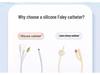 Sterile Silicone Foley Catheter: Double/Triple Lumen with Balloon Connector for Male/Female Bladder Irrigation and Drainage Bag