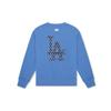 MLB Monogram Series Los Angeles Dodgers 24FW Casual Loose American Sweatshirt With Large Logo Print Long Sleeve Crew Neck 3AMTM0844-07SBD