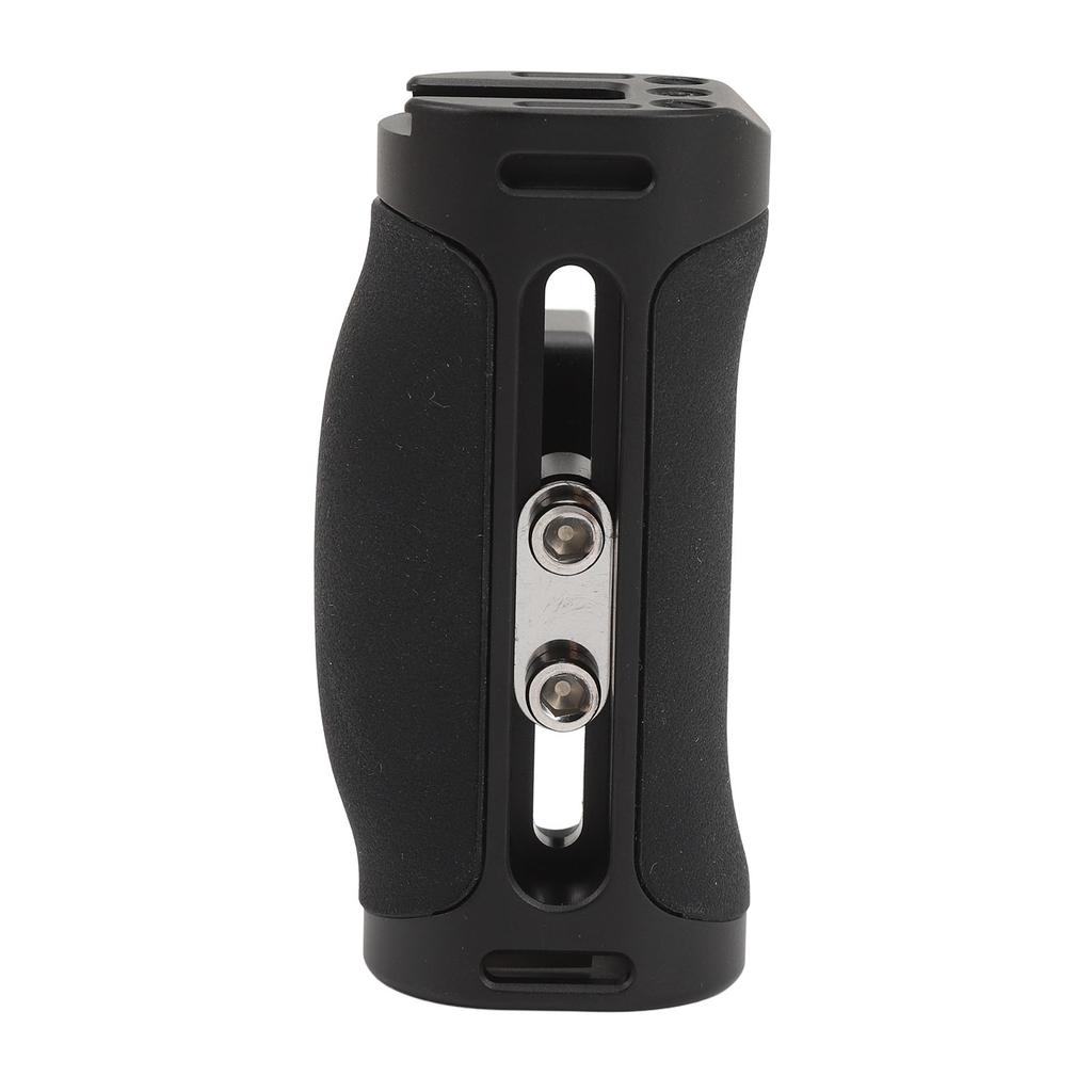 Curved Side Handle Grip for Camera Cage with Cold Shoe Mount 14in Screw Hole Built In Hex Key