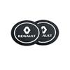 2Pcs Car Anti Slip Coaster Anti-noise Water Cup Pad Cushion Car Accessories For Renault Dacia Koleos Clio Laguna 2 Megane 2 3 Duster Logan