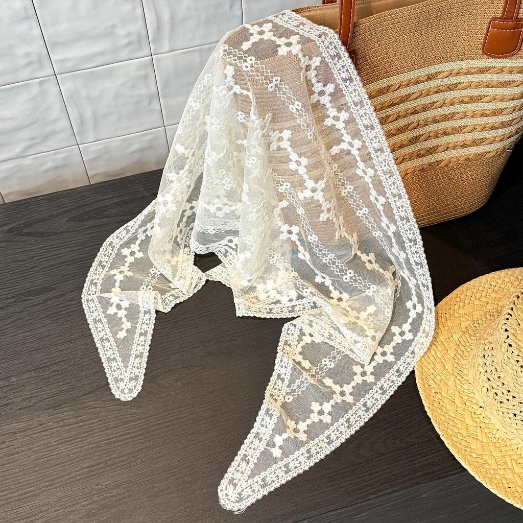 Jupe en Dentelle Jacquard Maille Coréenne avec Short Intégré