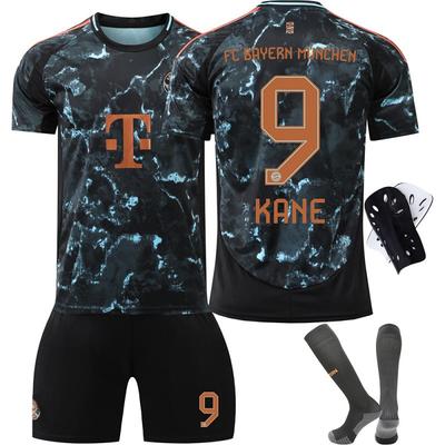 2425 Maillots Bayern 3 Jin Min Zai Non. 9 Kane 10 Sanet 25 Muller Ensemble d'uniforme de football extérieur pour enfants