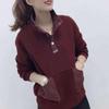 Women's Plus Size Loose Fleece Hoodie - Thickened, Long Sleeve, New Winter Style