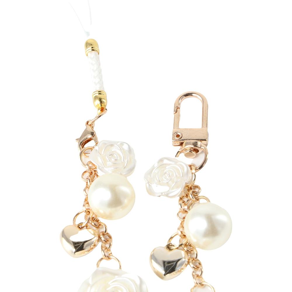 Mini Keyring Flower Phone Lanyards Rose Flower Phone Strap Smart Phone Strap Flower Phone Pendant