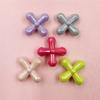 Kreuz Schmuck Anhänger 5 Stück Perlen Zubehör 24,7*24,3mm DIY Buntes Perlenzubehör Acryl