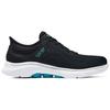 Skechers Go Walk 7 Cushioning Comfortable Mesh Low Top Casual Running Shoes Women sneaker Black Blue 125233-BKAQ