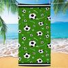 Neues Fußball-Strandtuch Fußball-Thema Mikrofaser-Badetuch für Erwachsene Seaside Schnelltrocknendes Handtuch