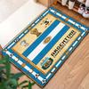 World Cup Football Pattern Square Carpet,Area Rug,Carpet Rug for Living Room Bedroom Sofa Playroom Decor,Non-slip Floor Mat,Holiday Birthday Gifts