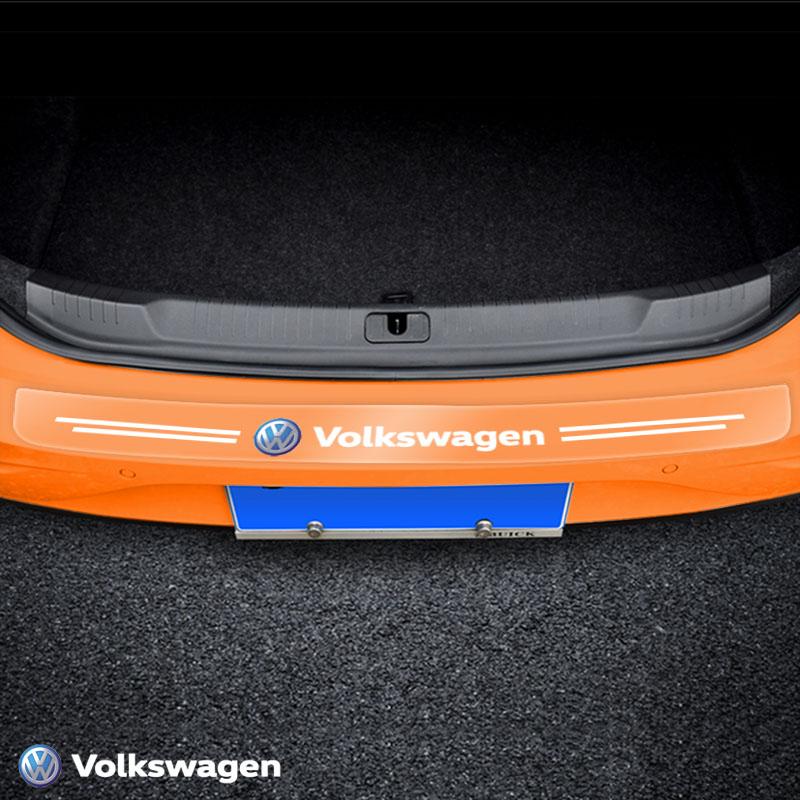 1Pcs Transparent Car Trunk Badge Protective Sticker Car Accessories For Volkswagen B6 B7 B5 Golf Polo Tiguan Passat EOS Scirocco Jetta MK6 Octavia