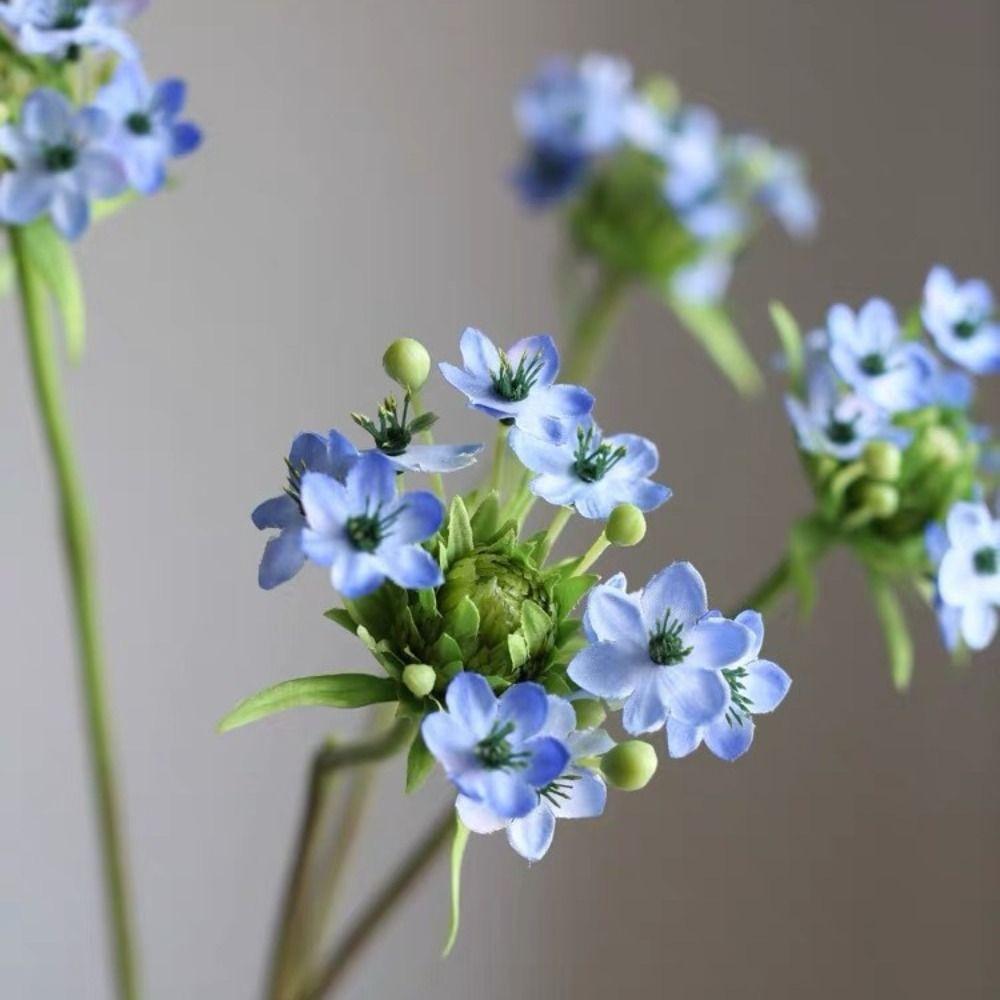 Real Touch Artificial Flowers Branch Large Green Plant Flower Arrangement Fake Flower Home Garden