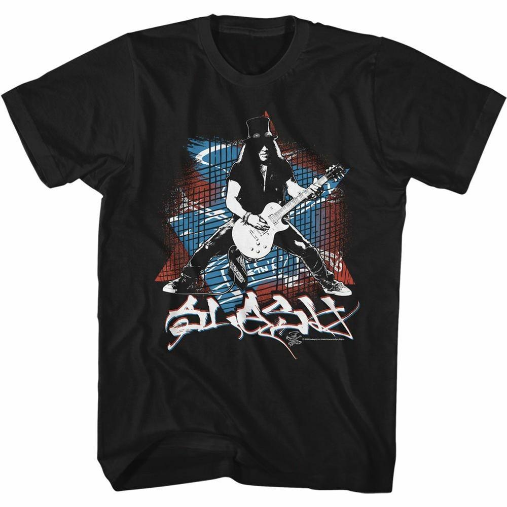 

Slash Guns N Roses Splash Black Adult T-Shirt 2XL