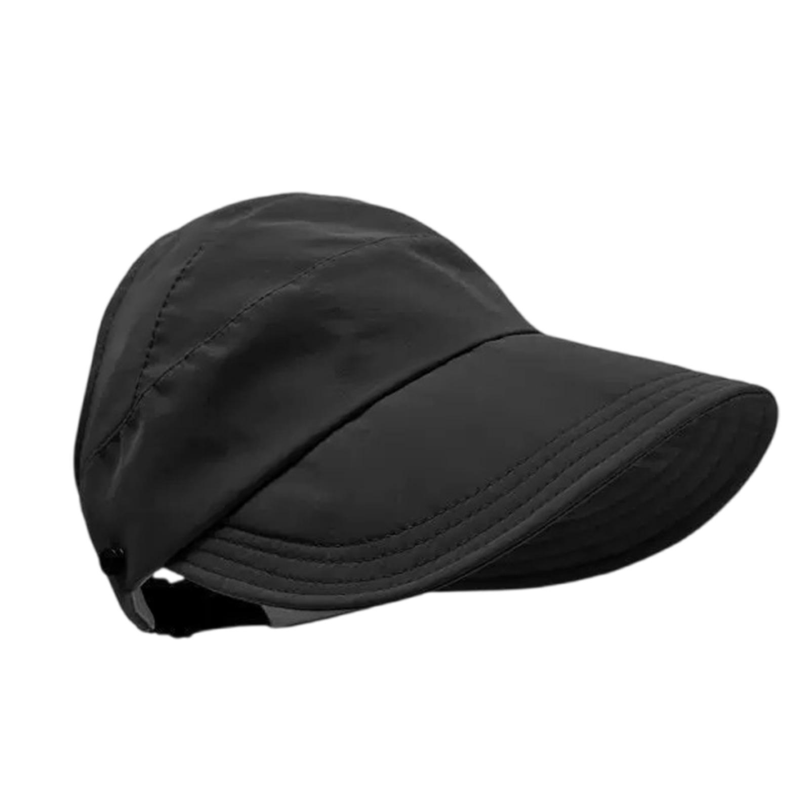 

Хвост Солнцезащитная шляпа Быстросохнущая шляпа Шляпа для пляжного отдыха Дышащая Солнцезащитная шляпа для активного отдыха и спорта чёрный