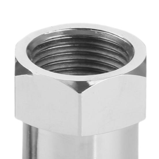 2Pcs O2 Sensor Spacer Threaded Universal M18 X 1.5 Car Engine Light Oxygen Sensor Extender Adapter for Vehicle