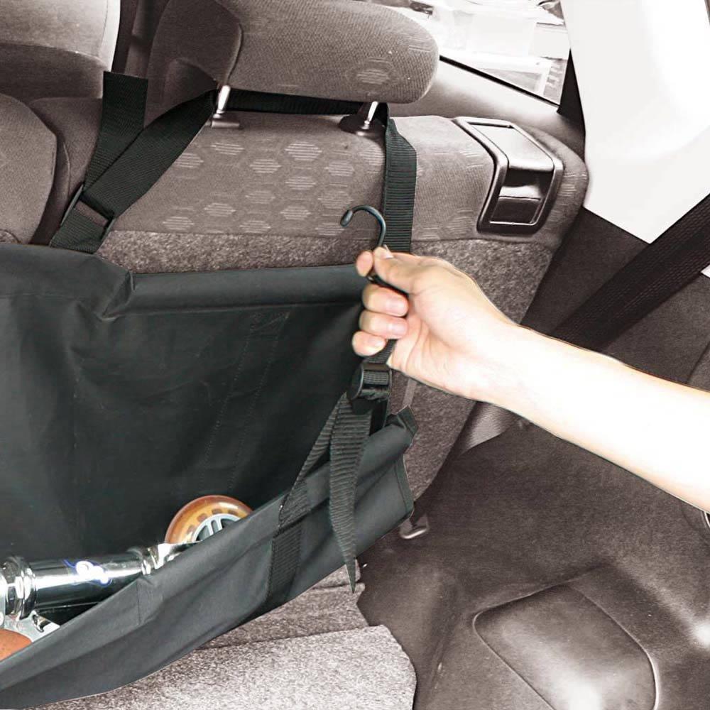 Napolex Luggage Room Easy Car Accessory JK-69 Genuine-Looking Bag, Rear-Mounted Storage, Installation,