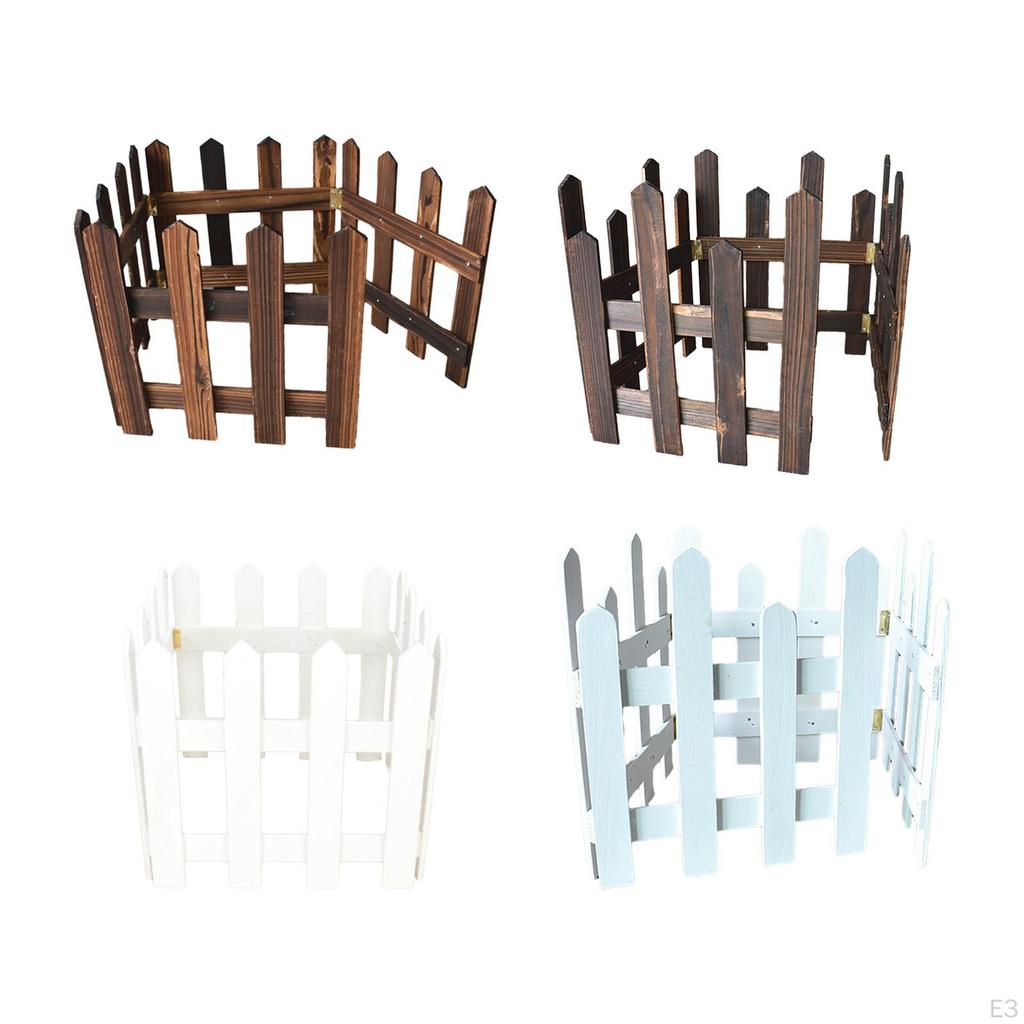 Elegante Houten Tuinrandhek voor Buitenlandschapsarchitectuur