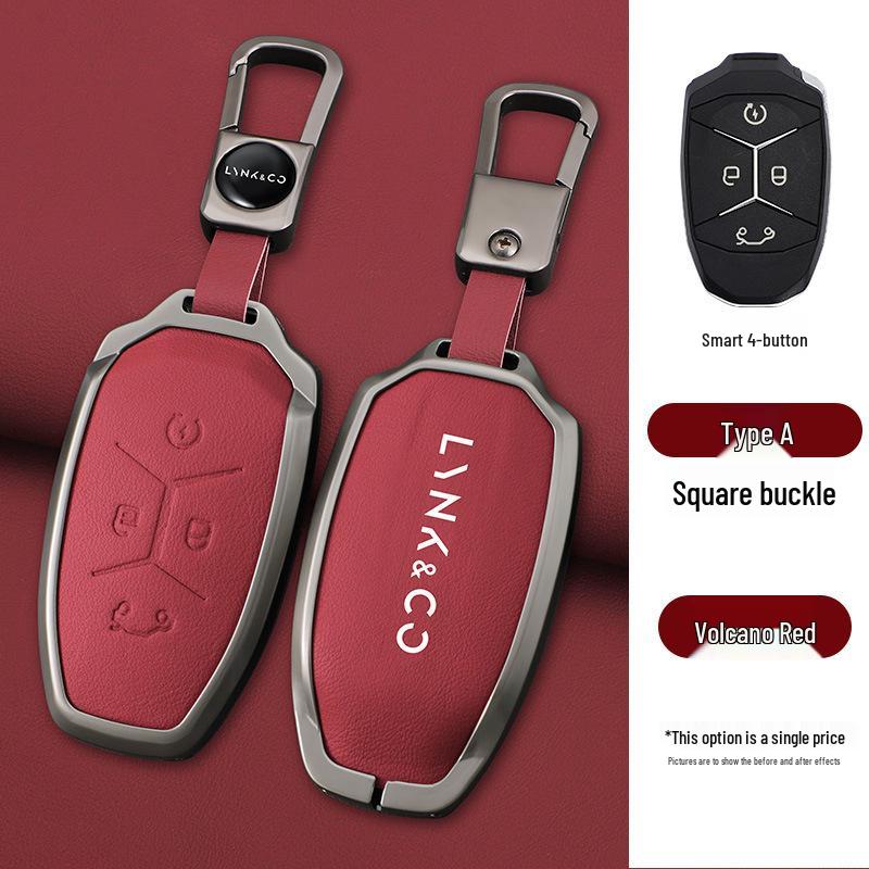 Pouzdro na klíč Lynk & Co 03: Kompatibilní s 0607, 01 Shell, 05 Nový model, 02 09 EMPS Energy Crystal Z10 Přezka na krytu