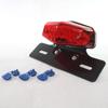 Universal Lucas LED Tail Lamp Red Lens Black Bracket