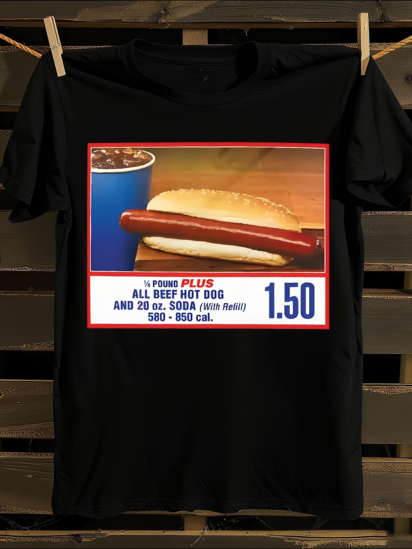 Costco Wholesale Food Court Hot Dog Combo T-shirt XXXXL