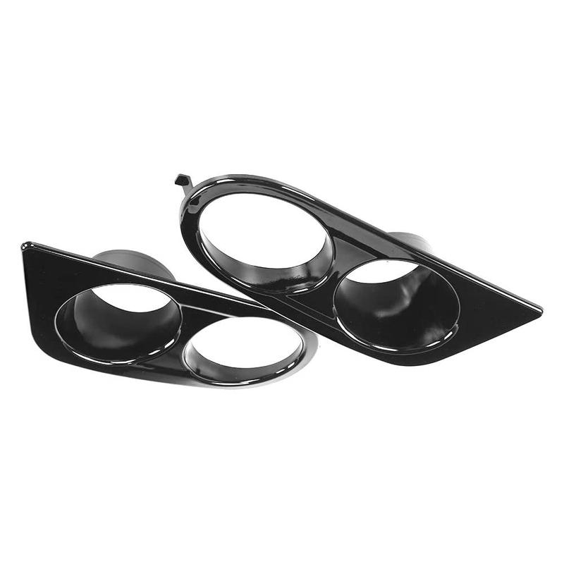 1 Pair Glossy Black Fog Light Cover for BMW E46 M3 2 Door 2001 2002 2003 2004 2005 2006 Fog Lights Grill Frame Fog Lamp Hood