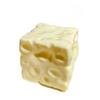 Giocattolo Squishy Formaggio Quadrato Simulato da 6 cm, Giocattolo da Spremere a Recupero Lento per Alleviare lo Stress, Squishy Piccolo per Bambini, Astuccio Bradipo Kawaii