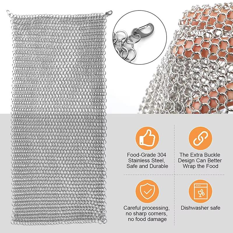 Sous Vide Sinker Weight Food Grade Stainless Steel Mesh Net Secure Immersion Evenly Cook Kitchen Accessory