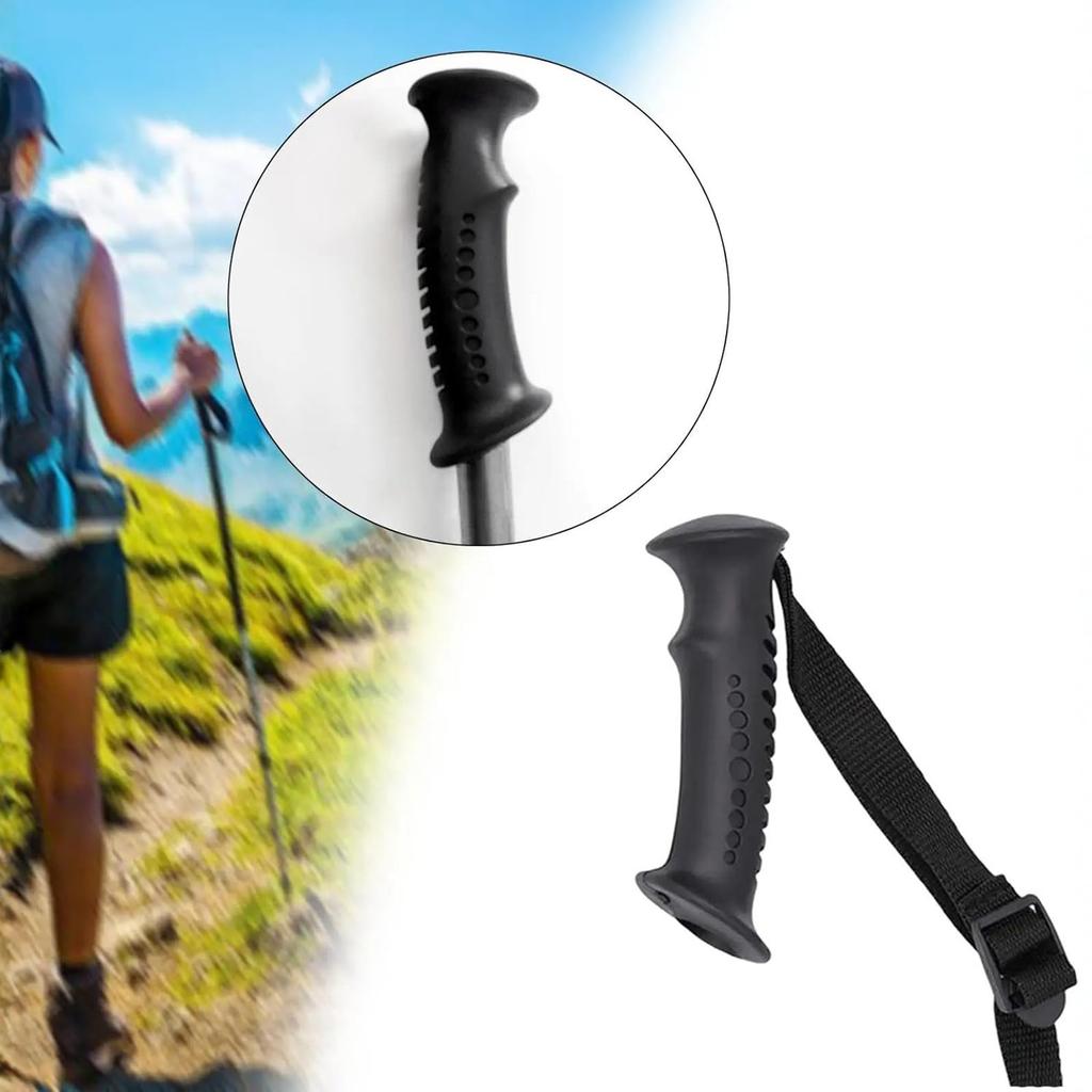 Trekkingstock Griff Gummihülse Adapter mit Handschlaufen für 20mm