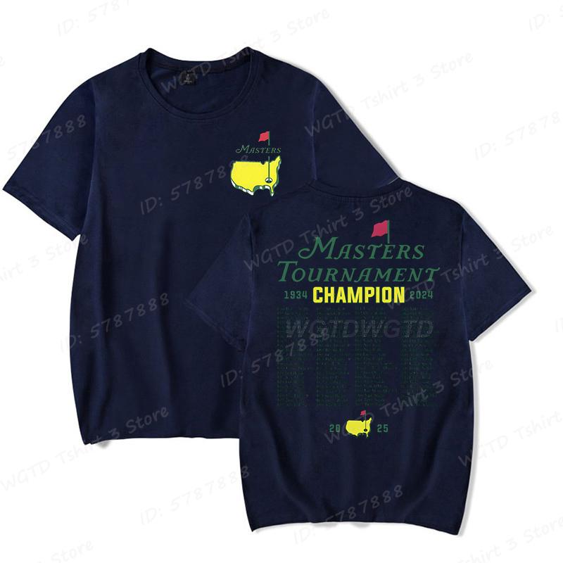 The Masters Golf Tournament Augusta National Champions of Golf TShirt for Men Women Graphic T Shirts Fashion Unisex Tees Tops