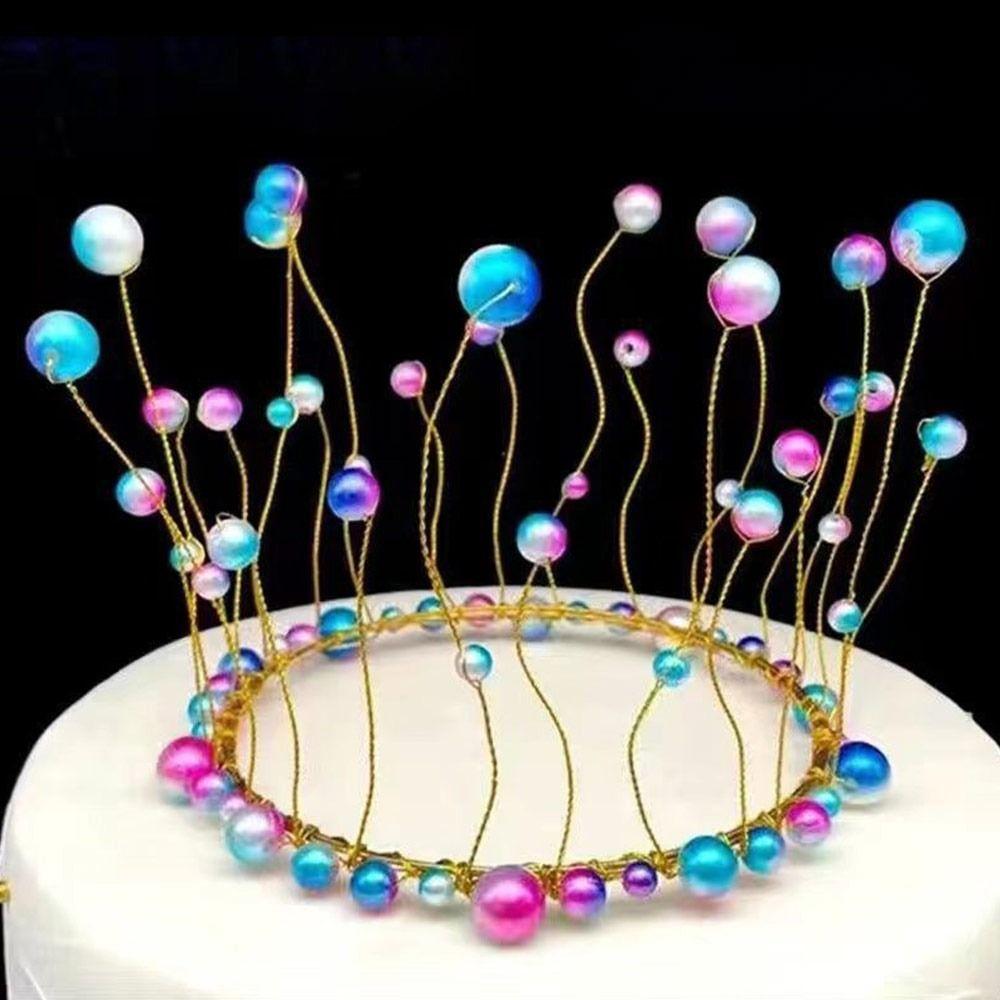 Bandeau Perle Couronne Fleur Lumineux Bandeau Guirlande LED Lumineuse Décoration Fête de Noël