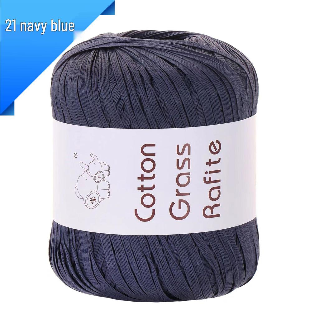 Raffia-Baumwoll-Strohgarn für DIY-Bastelarbeiten: Handgewebte Taschen, Hüte & mehr