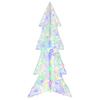 Christmas Tree with 100 Multicolor LEDs 120 cm Acrylic