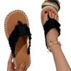 Women's 2024 Summer Bohemian Espadrille Cross Strap Flat Sandals