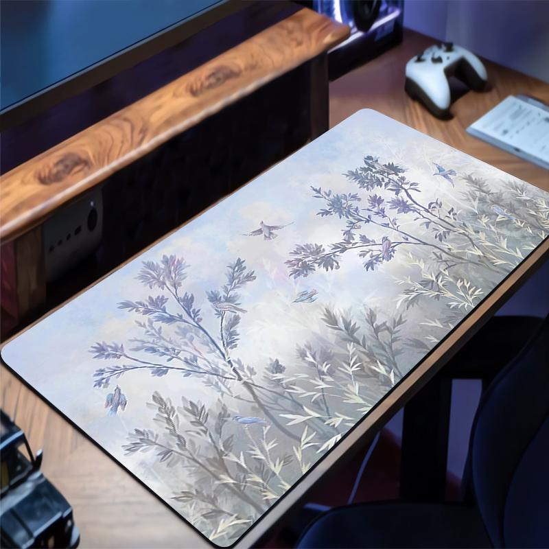 Gaming Mouse Pad Hot Computer Office Game Table Mats Rubber Anti-slip Laptop Flower Pattern Keyboard Pad Mousepad Long Desk Mats