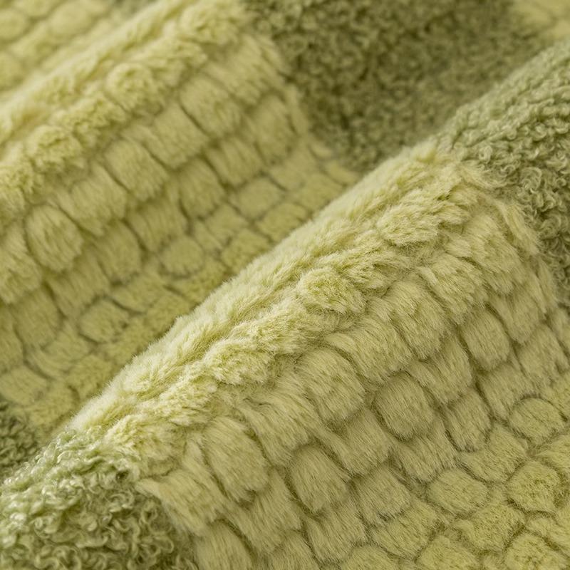 Plush Sofa Cushion Winter New Thickened Non-Slip Cushion Simple Modern Leather Sofa Cover Cover Cloth