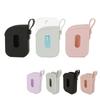 Portable Silicone Holder For Hand Sanitizer Sprays Protective Storage Case with Adjustable Lanyard for Backpack Handbag