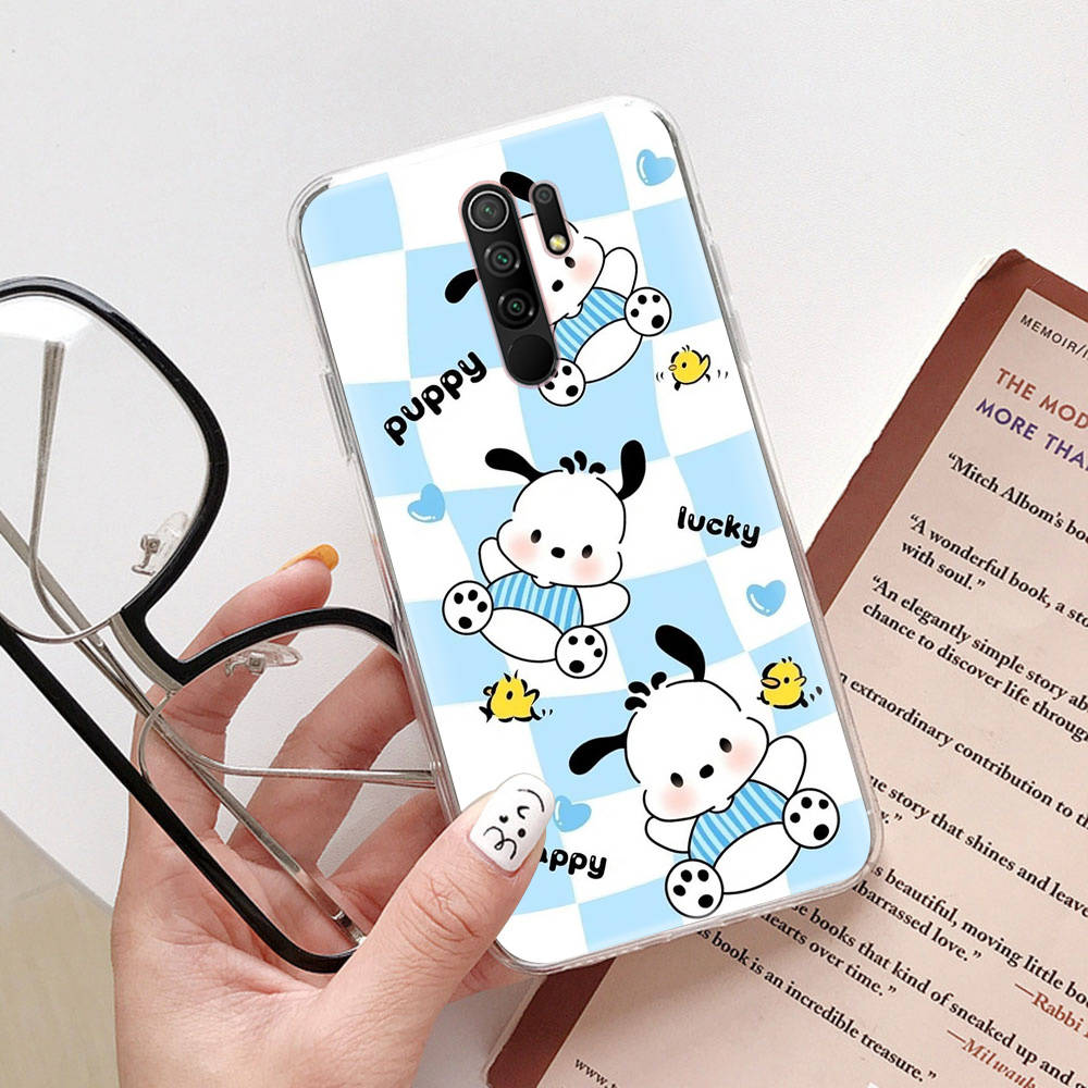 KT73 Pochacco Hülle für Samsung A04 A14 A23 A34 A54 M23 M33 M52 M53 Realme 10 9 C30S C35 C55 VIVO Y02S Y21 Y33S Y51 X80 Pro Klare Hülle