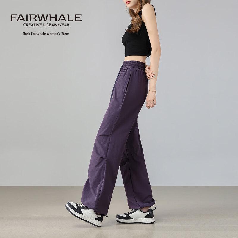 

Mark Fairwhale Women s Loose Fit High-Waist Parachute Cargo Pants XL (132-154 lbs)